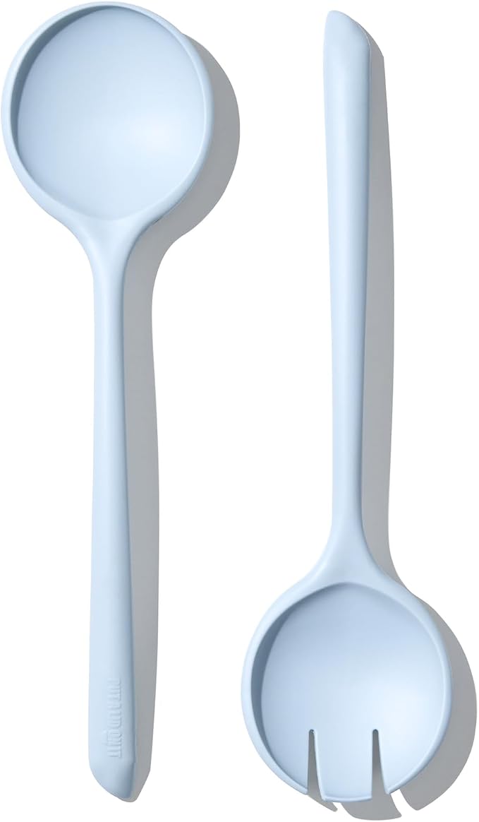 Salad Servers - Spoon and Fork Serving Set, Certified Recycled Food-Safe Plastic by Unknown