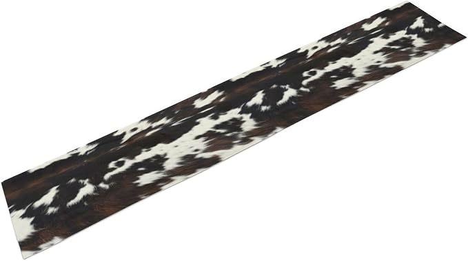Cow Print Table Runner, 13x90 Inch - Image 7