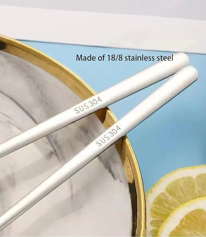 Spoons Silverware Set 5-Pack Korean Spoon,7.7 Inch 18/8 Stainless Steel Table Soup Spoons for Home, Kitchen, or Restaurant Flatware Set, Dishwasher Safe