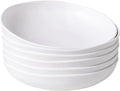 Melamine Pasta Bowl Set, Large 9'' and 40 OZ Salad Bowls Set, Shatterproof by ZAROCRUS