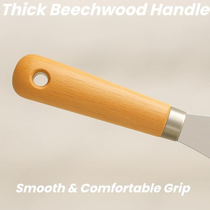 Butter Knives Set of 2, Wood Handle, Durable Stainless Steel Blade, Butter Knife - Image 7