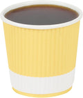 4 oz Light Yellow Paper Coffee Cup by Restaurantware