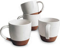 Mora Ceramic Large Latte Mug Set of 4, 16oz by MORA