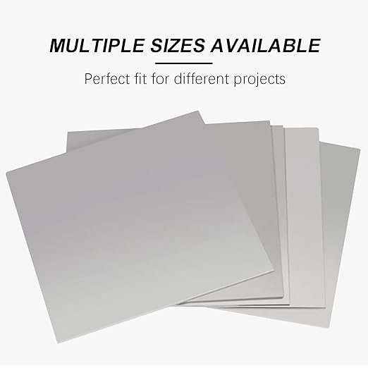 TEN-HIGH 2 Pack 14 Gauge Mild Steel Sheet Metal Plate 12 x 16 Inch Cold Rolled Steel Plate for Professional Industrial Use and DIY Projects - Smooth Surface, Easy to Form and Weld