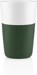 Eva Solo | 2 Latte Tumbler Mugs | 12 oz Porcelain Coffee Cup Tumblers by EvaSolo