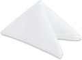 Polyester Cloth Napkins - Washable Soft Table Linens - Durable & Elegant for Dining, Restaurants, Weddings, Events, Rentals, Banquets, & Parties - Premium Quality Set of 250, White, 20"x20"