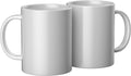 Cricut Mug Press Ceramic Mug Blank 15oz 2/Pkg-White by Unknown