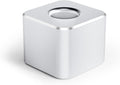 Aluminum Single Hole Pen Stand - Durable Fountain Pen Holder for Desk Display, Non - Slip Base, Minimalist Office/Home Organizer(Silver,1P)