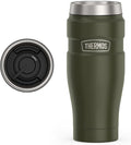 THERMOS Stainless King Stainless Steel Tumbler, Army Green | Vacuum-Insulated by Thermos