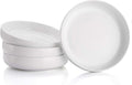 Foraineam 8 Inch Porcelain Round Salad Pasta Bowl Set 22 Ounce Deep Soup Plates by Foraineam