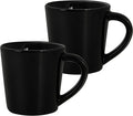 4.2oz Espresso Cups Set of 2, Ceramic Coffee Mugs Demitasse Cups, Small by YINUOWEI