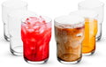 LEMONSODA Stackable Iced Coffee Glasses, 15oz Drinking Glasses, Coffee & Water by LEMONSODA