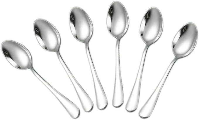 Demitasse Espresso Spoons, 5.5 Inches Stainless Steel Small Spoons by Wesdxc56