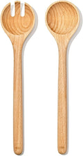 OXO Good Grips Beechwood Salad Servers – 2-Piece Set by Unknown