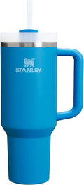 STANLEY Quencher H2.0 Flow State Tumbler, 40 oz, Azure | Handle and Straw | by Unknown