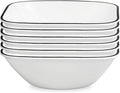 Corelle Vitrelle 6-Piece Cereal Soup Bowls, Triple Layer Glass and Chip by Corelle
