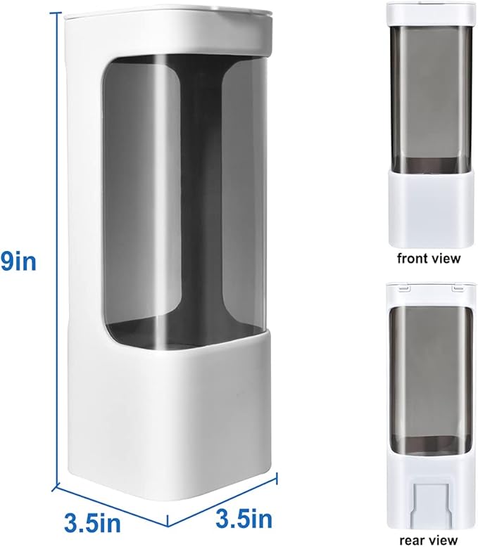 Cup Dispenser, Wall Mount Water Cooler Cups Holder Fit 3-5oz Cup | Fit Paper & - Image 3