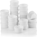MALACASA Mini Ramekins 2 oz set of 24, Ceramic Creme Brulee Ramekins, Small by MALACASA