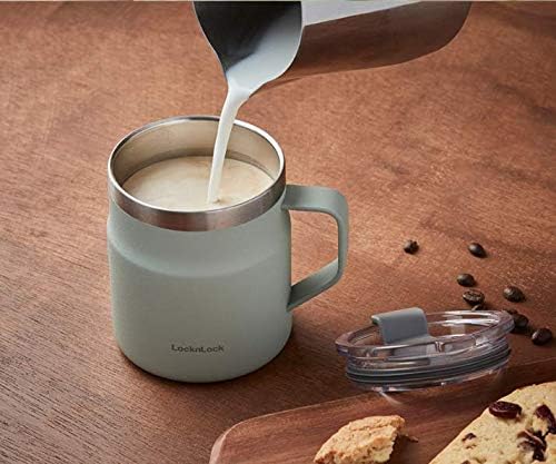 LocknLock Metro Mug, Premium 18/8 Stainless Steel Metal, Double Wall Insulated - Image 2