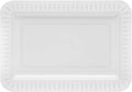 Party Essentials Elegance Quality Hard Plastic 5 x 7-Inch Rectangular Appetizer by PartyEssentials