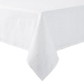 Martha Stewart Honeycomb Modern Farmhouse Polyester Cotton Rectangle Tablecloth, White, 60"x102"