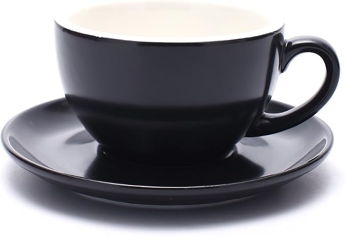 Coffeezone Latte Art Cup and Saucer Fine Porcelain by Coffeezone