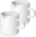 ABRUTY Espresso Cups, 5 OZ Ceramic Double Spouts Cups, Espresso Shot Cup by ABRUTY