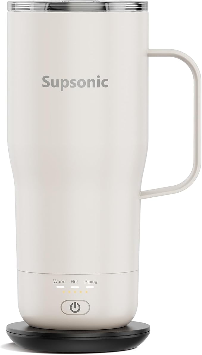 Supsonic Heated Coffee Mug, 20oz Electric Temperature Control Cup | Keeps by Supsonic
