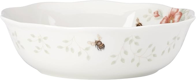 Lenox Butterfly Meadow Porcelain 4-Piece Soup Bowl Set - Image 2