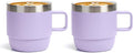 Zenbo 6 oz Espresso Mug with Handle, Ceramic-Lined 18/8 Stainless Steel | by Zenbo