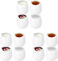 ULTECHNOVO 12 Pcs Ceramic Creamer Pitchers, Mini Milk Jugs by ULTECHNOVO