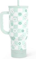 SANDJEST 40oz Daisy Flower Tumbler by SANDJEST