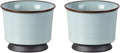 KAMMAK Japanese Tea Cups, 3.2 Oz Small Handmade Ceramic Teacups, Loose Leaf and by KAMMAK