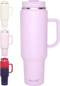 EALGRO 50 oz Tumbler with Handle, Insulated Tumblers with Lid and Straw | by EALGRO