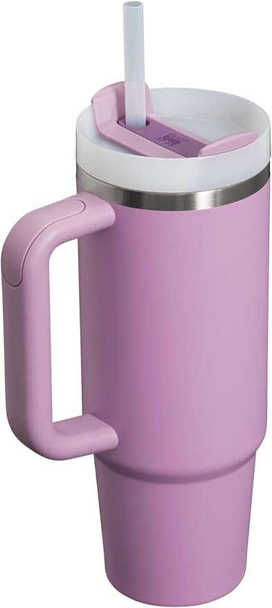 STANLEY Quencher H2.0 Flow State Tumbler, 30 oz, Lilac | Handle and Straw | - Image 3