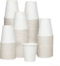 Disposable Paper Cups, 7 oz White Paper Cups 200 Count in Package Hot/Cold by HUAQIAOXI