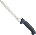 Mercer Culinary M22408 Millennia Black Handle, 8-Inch Offset Wavy Edge by MercerCulinary