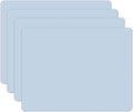Silicone Placemats, Food-Grade Non-Slip Waterproof, Dining, Stain Resistant, Countertop Protector, Kitchen Counter Mat, Heat Resistant, Baking mat Dishwasher Safe (15.7x11.8Inch-4pack, Blue)