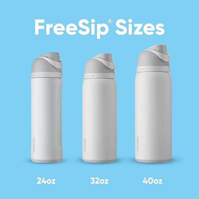 Owala FreeSip Stainless Steel Water Bottle 24 oz Surfs Edge - Image 5