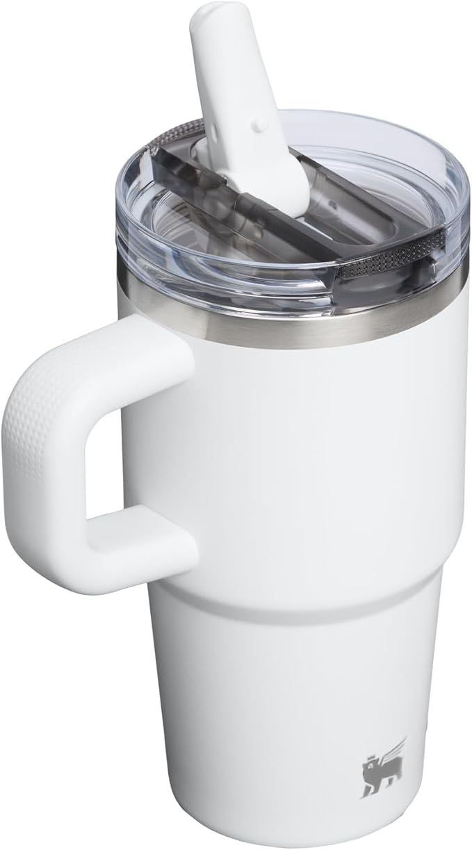 STANLEY Quencher ProTour Flipstraw Tumbler, 20 oz, Frost | Built-In Straw & - Image 3