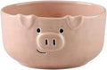 Nordic Style Creative Cute Pink Piglet Dishes, Home Breakfast Ceramic Matte by CAPIJIONG