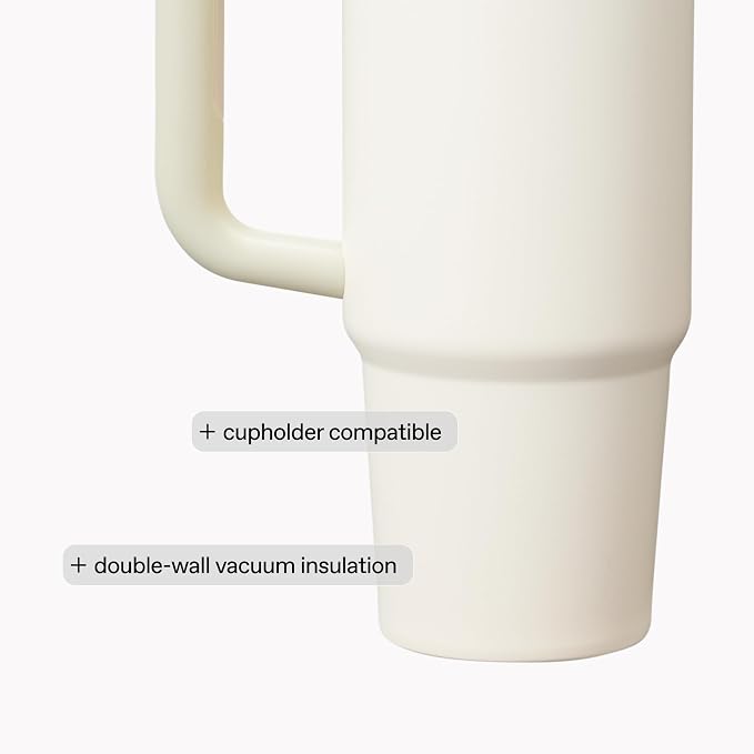 STANLEY Quencher H2.0 Flow State Tumbler, 40 oz, Cranberry | Handle and Straw | - Image 7