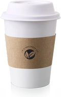 KTOB [50 pack 12 oz Compostable Coffee Cups by KTOBDirect