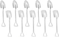 10Pcs Shovel Spoons Stainless Steel Spoon Reusable Dessert Spoons by Ruksifg