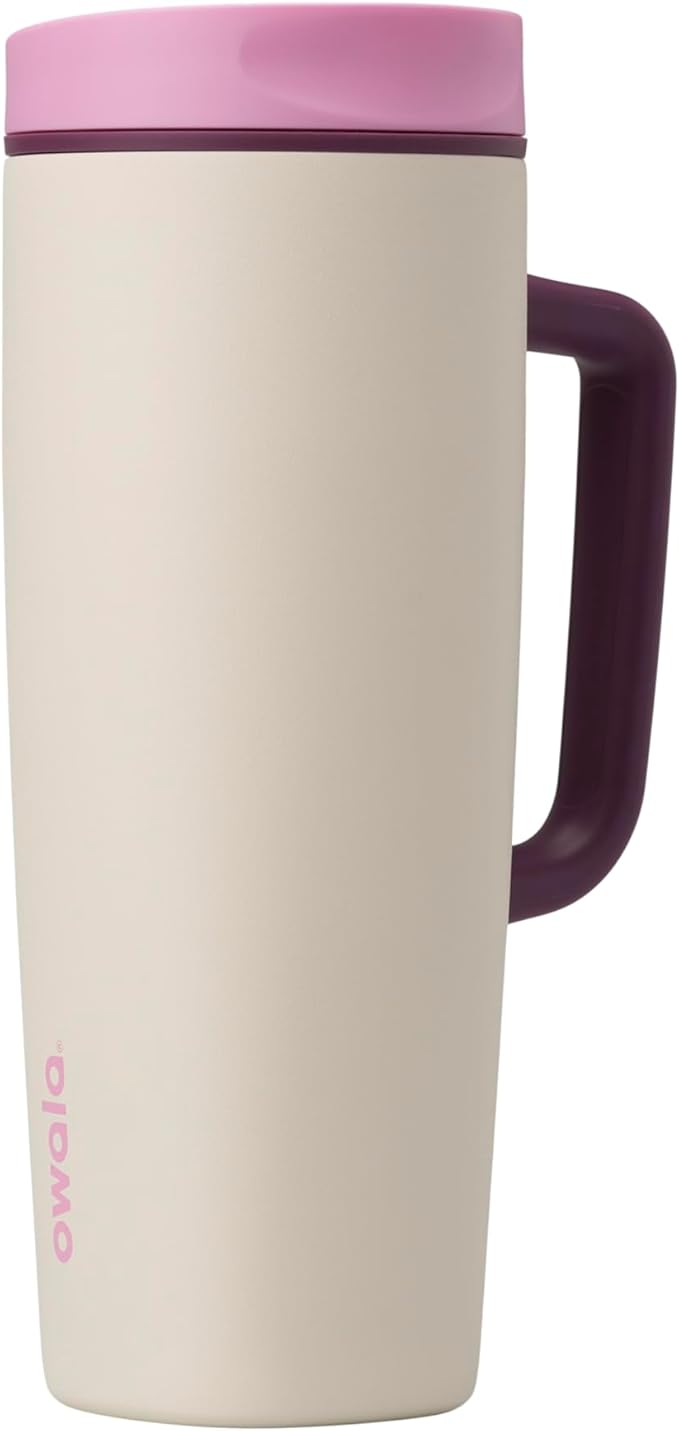 Owala SmoothSip Slider Stainless Steel Insulated Travel Mug by Unknown