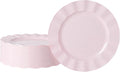 72 Pack Pink Plastic Plates, Thanksgiving by NZVCNTableware