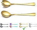 Gold Salad Server Set, Berglander Stainless Steel Salad Serving Set by Berglander