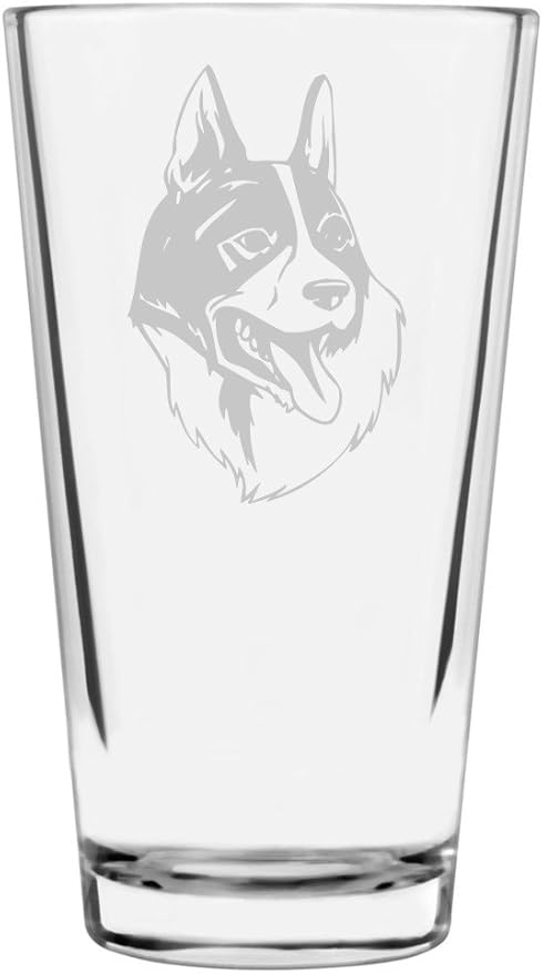 Karelian Bear (KBD) Custom Personalized Dog Themed Etched All Purpose 16oz Pint Glass