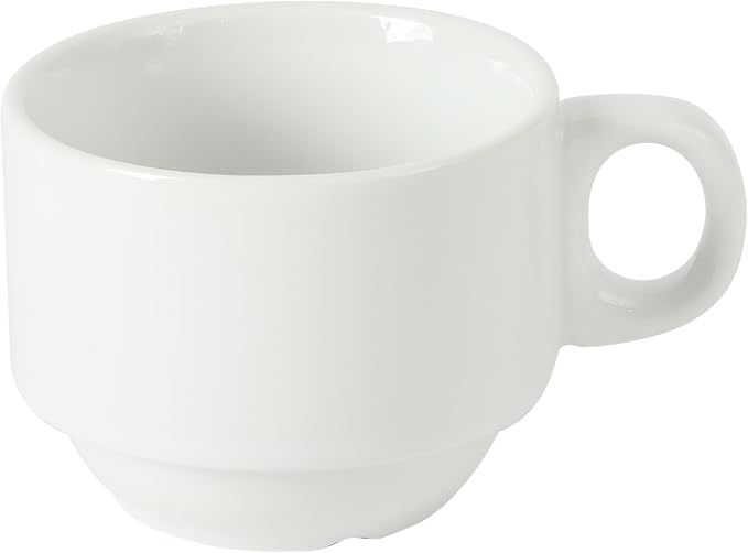 Gibson Home Gracious Dining 3-Ounce Espresso Cups Set of 4, Small Stackable - Image 7