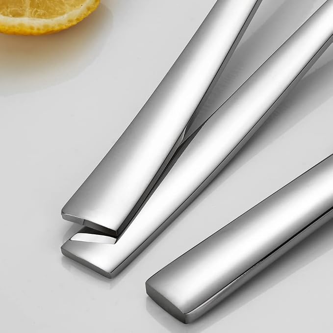 Silverware Set for 2, CXJY 10-Piece Stainless Steel Flatware Cutlery Set - Image 4
